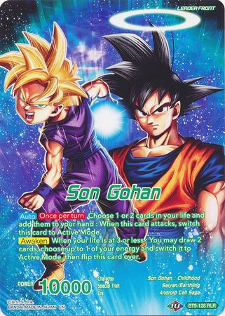 Son Gohan // Father-Son Kamehameha Goku & Gohan Return (BT9-128) [Universal Onslaught] - PokeCharles PokeStore