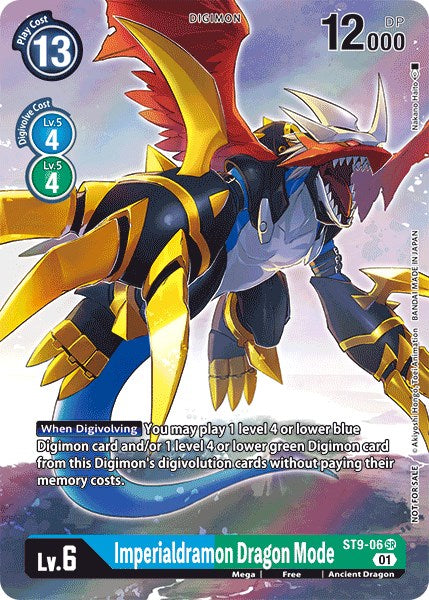 Imperialdramon Dragon Mode [ST9-06] (Alternative Art - Box Topper) [Digital Hazard] - PokeCharles PokeStore