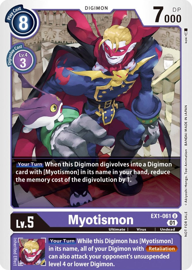 Myotismon [EX1-061] (Winner Pack X Record) [Classic Collection Promos] - PokeCharles PokeStore
