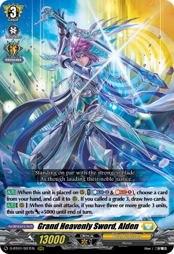 Grand Heavenly Sword, Alden (D-BT01/007EN) [Genesis of the Five Greats] - PokeCharles PokeStore