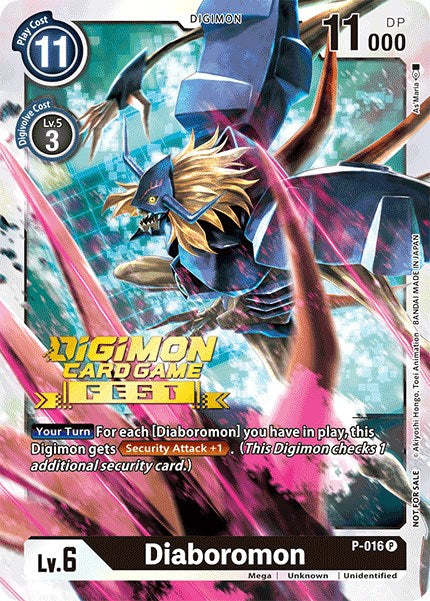 Diaboromon [P-016] (Digimon Card Game Fest 2022) [Promotional Cards] - PokeCharles PokeStore