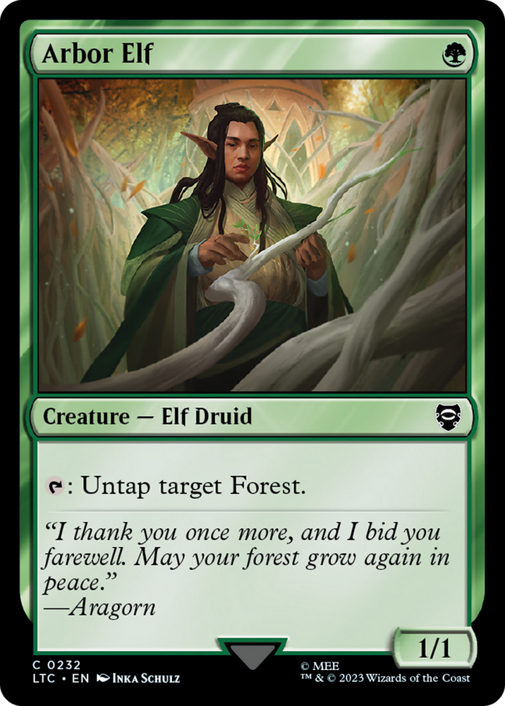 Arbor Elf [The Lord of the Rings: Tales of Middle-Earth Commander] - PokeCharles PokeStore
