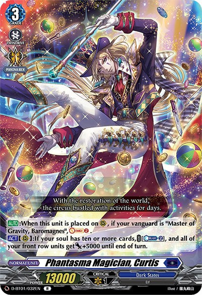 Phantasma Magician, Curtis (D-BT01/032EN) [Genesis of the Five Greats] - PokeCharles PokeStore