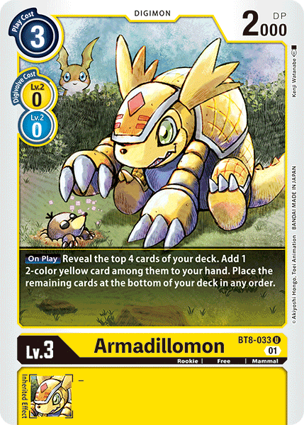 Armadillomon [BT8-033] [New Awakening] - PokeCharles PokeStore