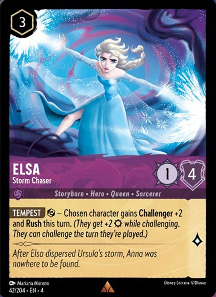 Elsa - Storm Chaser (42/204) [Ursula's Return] - PokeCharles PokeStore
