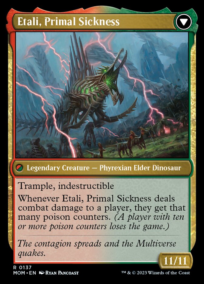 Etali, Primal Conqueror // Etali, Primal Sickness [March of the Machine] - PokeCharles PokeStore