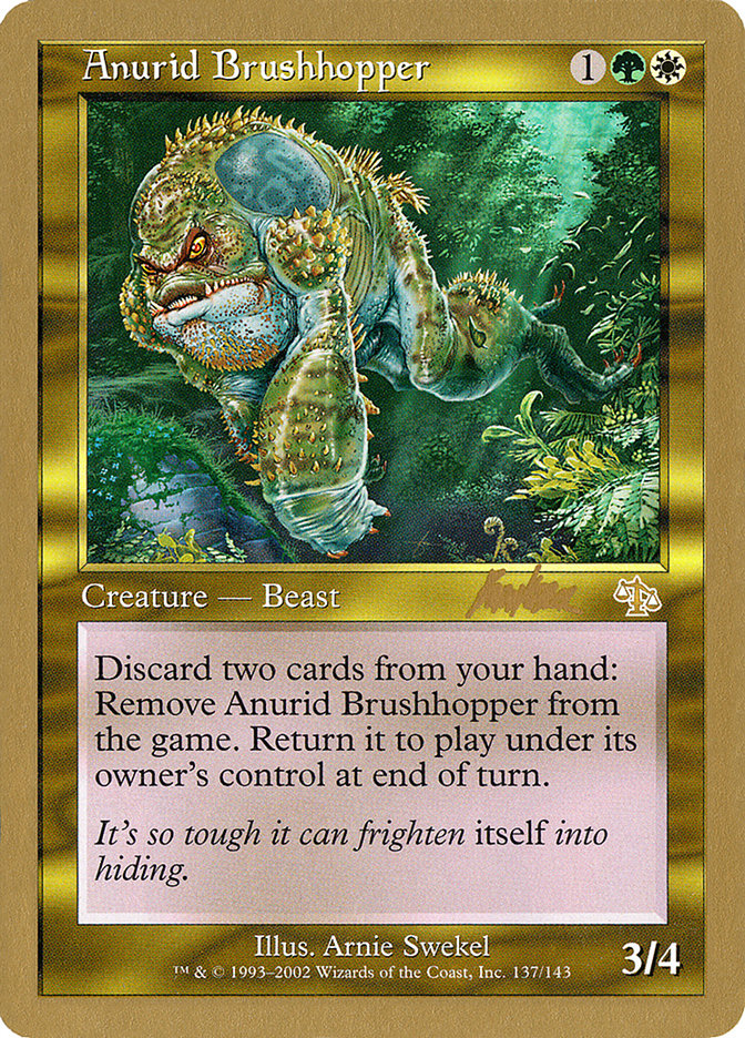 Anurid Brushhopper (Brian Kibler) [World Championship Decks 2002] - PokeCharles PokeStore
