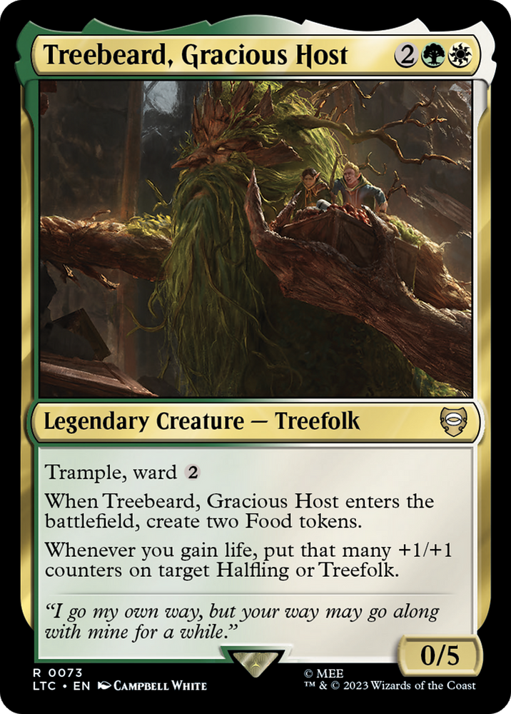 Treebeard, Gracious Host [The Lord of the Rings: Tales of Middle-Earth Commander] - PokeCharles PokeStore