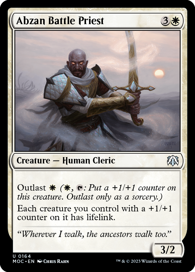 Abzan Battle Priest [March of the Machine Commander] - PokeCharles PokeStore