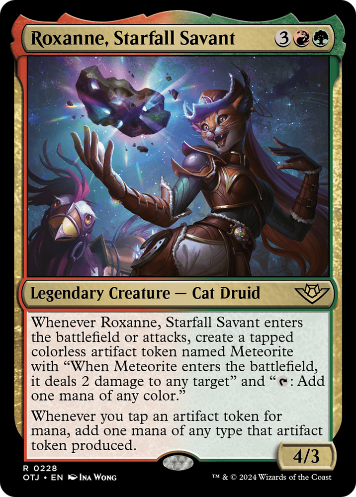 Roxanne, Starfall Savant [Outlaws of Thunder Junction] - PokeCharles PokeStore