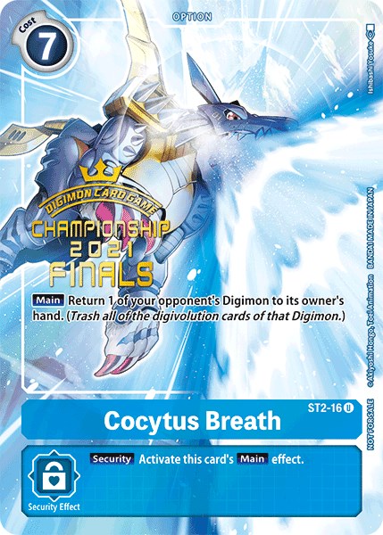 Cocytus Breath [ST2-16] (2021 Championship Finals Tamer's Evolution Pack) [Starter Deck: Cocytus Blue Promos] - PokeCharles PokeStore