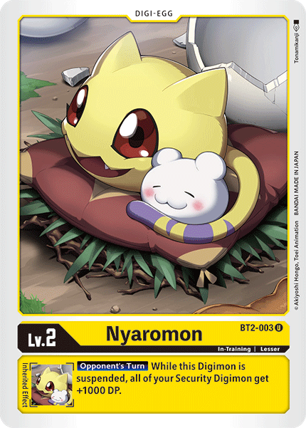 Nyaromon [BT2-003] [Release Special Booster Ver.1.5] - PokeCharles PokeStore