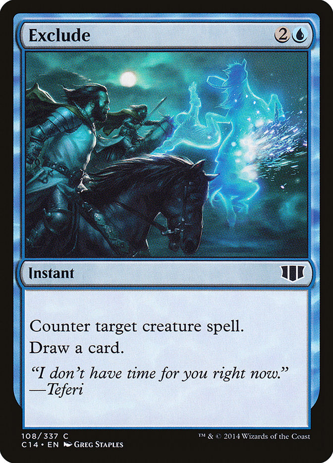 Exclude [Commander 2014] - PokeCharles PokeStore
