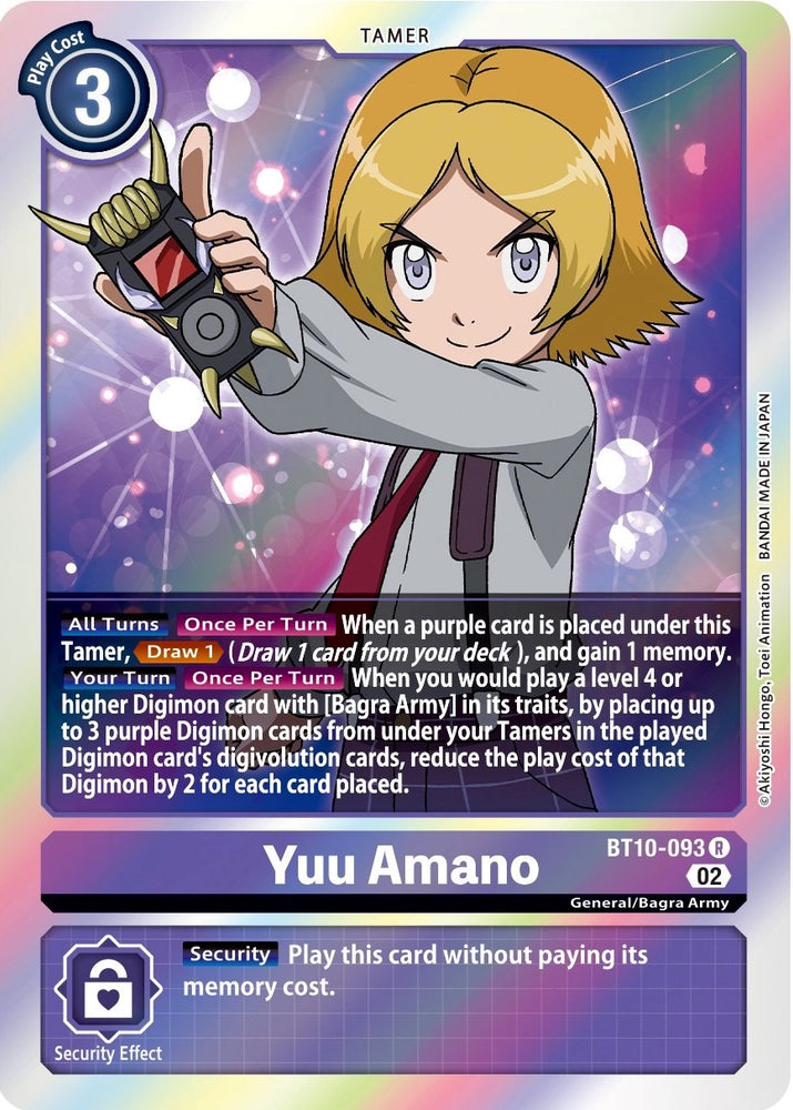 Yuu Amano [BT10-093] [Xros Encounter] - PokeCharles PokeStore