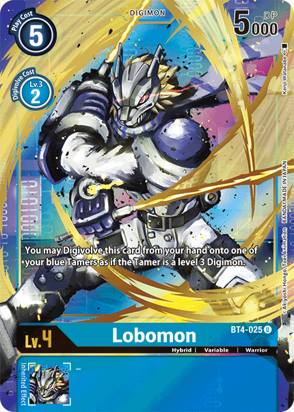 Lobomon [BT4-025] (Alternate Art) [Great Legend] - PokeCharles PokeStore