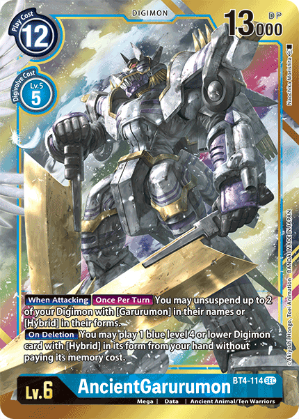 AncientGarurumon [BT4-114] (Alternate Art) [Great Legend] - PokeCharles PokeStore