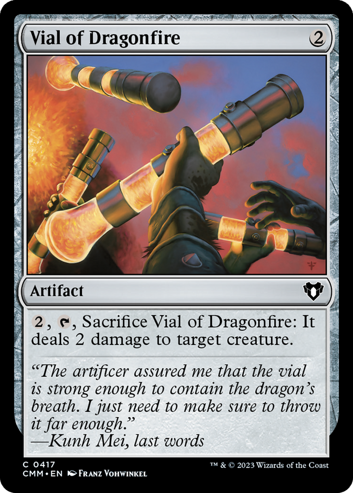 Vial of Dragonfire [Commander Masters] - PokeCharles PokeStore