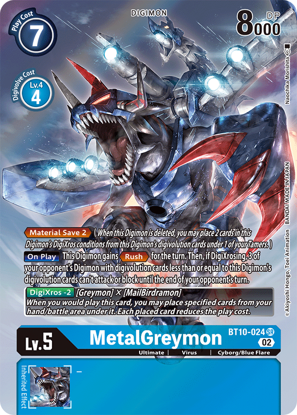 MetalGreymon [BT10-024] (Alternate Art) [Xros Encounter] - PokeCharles PokeStore