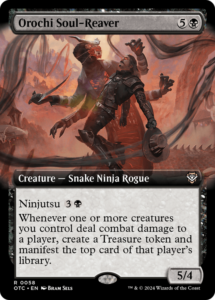 Orochi Soul-Reaver (Extended Art) [Outlaws of Thunder Junction Commander] - PokeCharles PokeStore