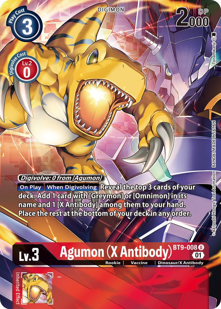 Agumon (X Antibody) [BT9-008] (Alternate Art) [X Record] - PokeCharles PokeStore