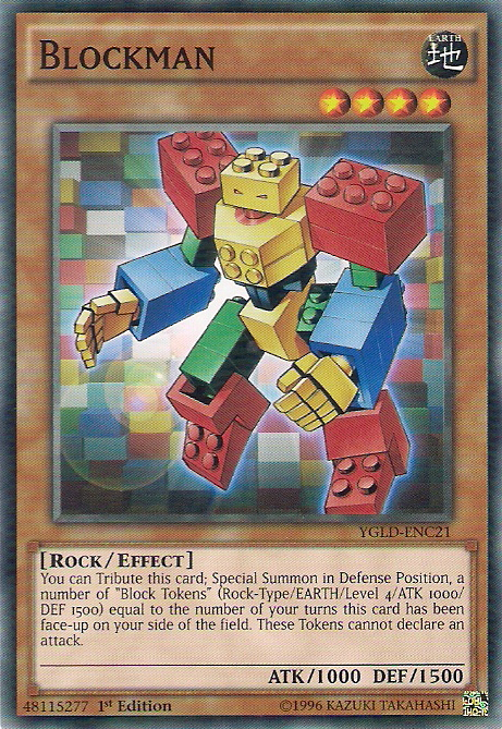 Blockman [YGLD-ENC21] Common - PokeCharles PokeStore