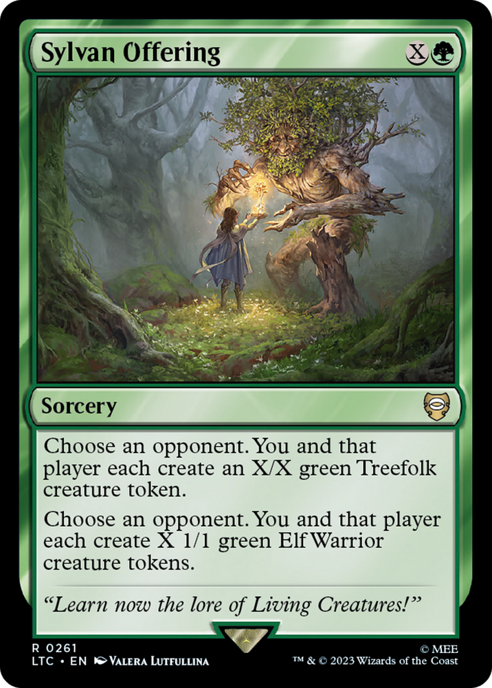 Sylvan Offering [The Lord of the Rings: Tales of Middle-Earth Commander] - PokeCharles PokeStore