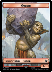 Goblin // Wraith Double-Sided Token [The Lord of the Rings: Tales of Middle-Earth Commander Tokens] - PokeCharles PokeStore