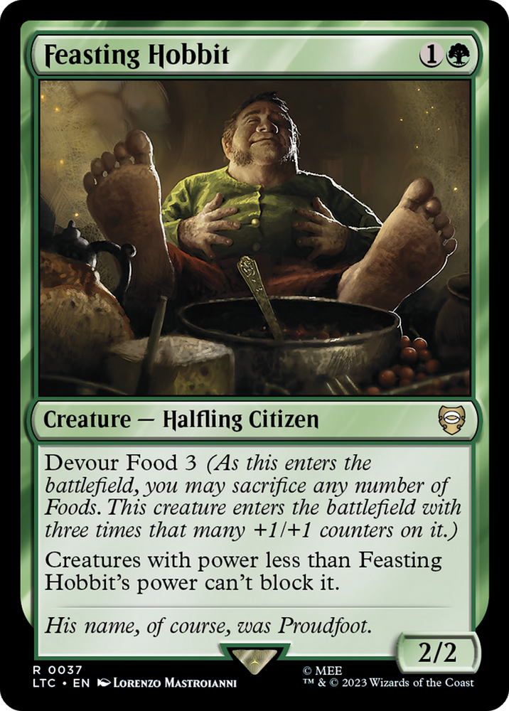 Feasting Hobbit [The Lord of the Rings: Tales of Middle-Earth Commander] - PokeCharles PokeStore