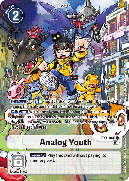 Analog Youth [EX1-066] (Alternate Art) [Classic Collection] - PokeCharles PokeStore
