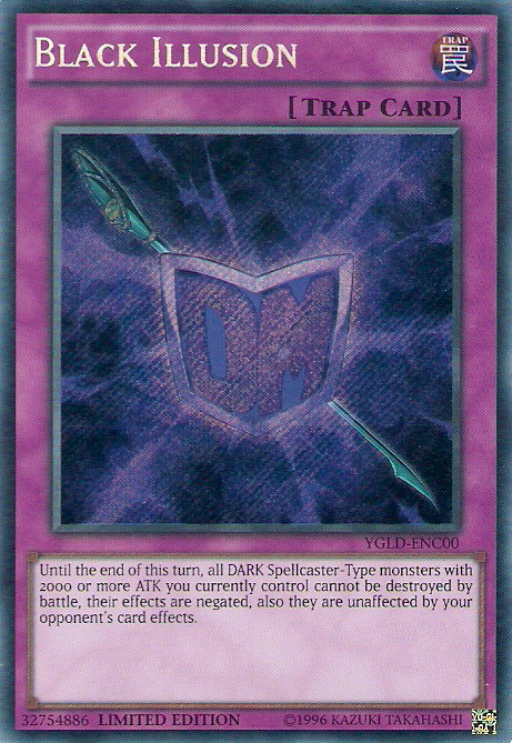 Black Illusion [YGLD-ENC00] Secret Rare - PokeCharles PokeStore