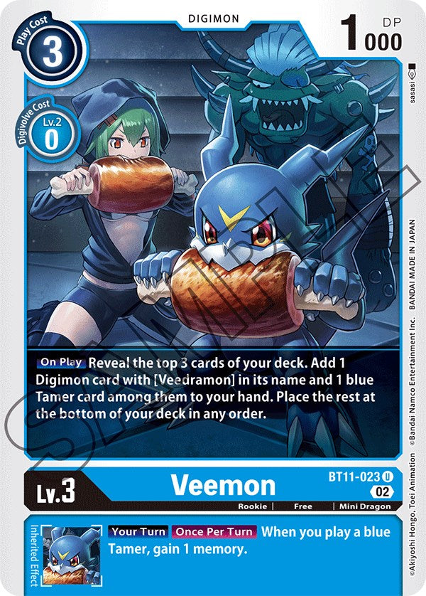 Veemon [BT11-023] [Dimensional Phase] - PokeCharles PokeStore
