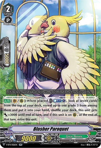 Blusher Paroquet (V-BT11/026EN) [Storm of the Blue Cavalry] - PokeCharles PokeStore