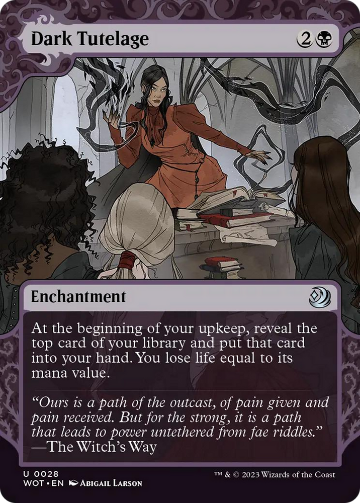 Dark Tutelage [Wilds of Eldraine: Enchanting Tales] - PokeCharles PokeStore
