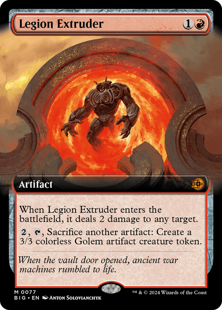 Legion Extruder (Extended Art) [Outlaws of Thunder Junction: The Big Score] - PokeCharles PokeStore