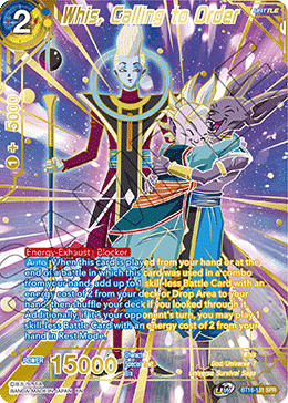 Whis, Calling to Order (SPR) (BT16-131) [Realm of the Gods] - PokeCharles PokeStore