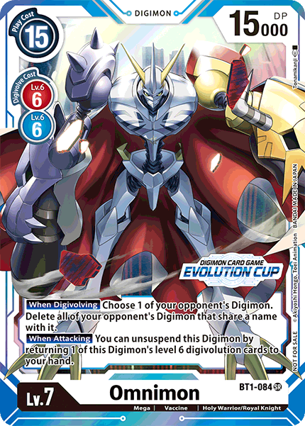 Omnimon [BT1-084] (Evolution Cup) [Release Special Booster Ver.1.0 Promos] - PokeCharles PokeStore