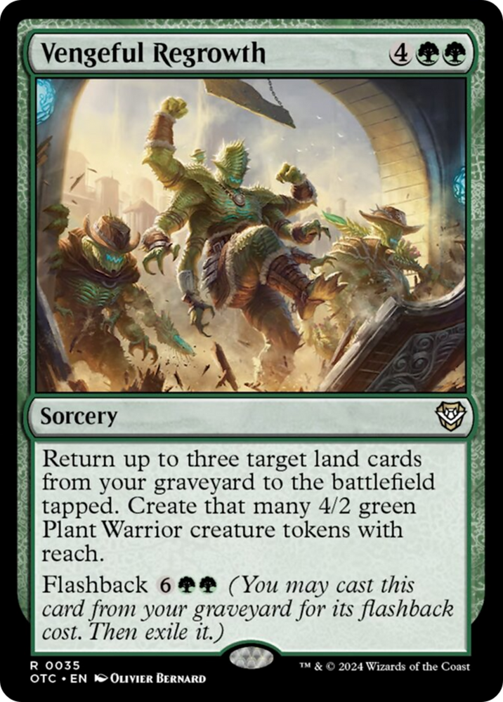 Vengeful Regrowth [Outlaws of Thunder Junction Commander] - PokeCharles PokeStore