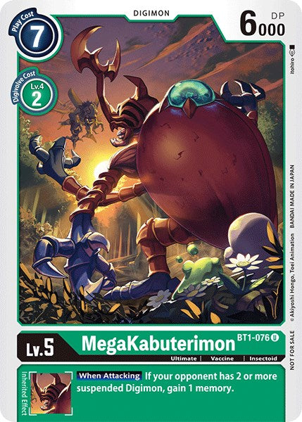 MegaKabuterimon [BT1-076] (Official Tournament Pack Vol.3) [Release Special Booster Promos] - PokeCharles PokeStore