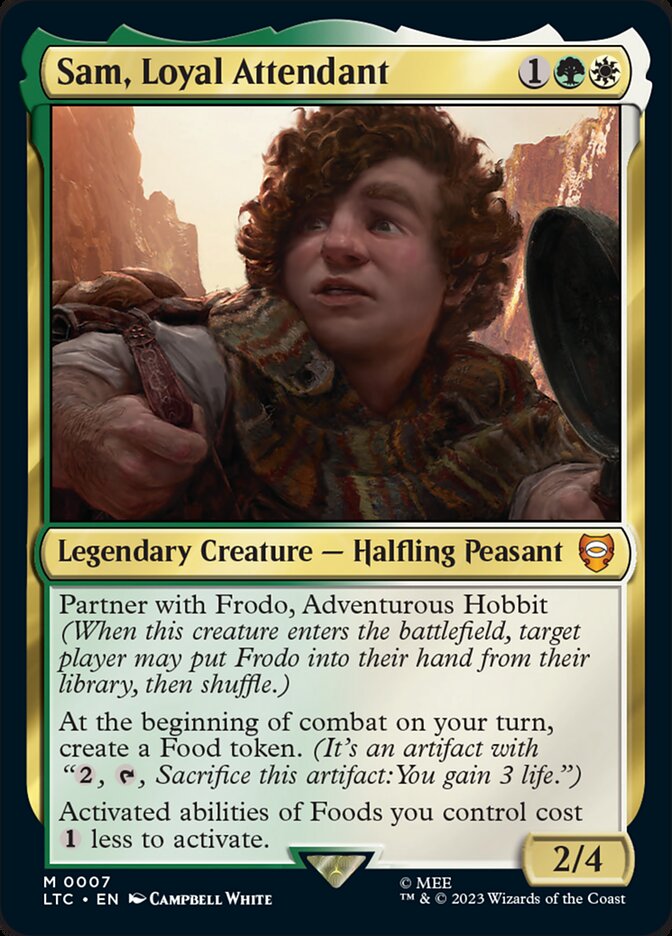 Sam, Loyal Attendant [The Lord of the Rings: Tales of Middle-Earth Commander] - PokeCharles PokeStore