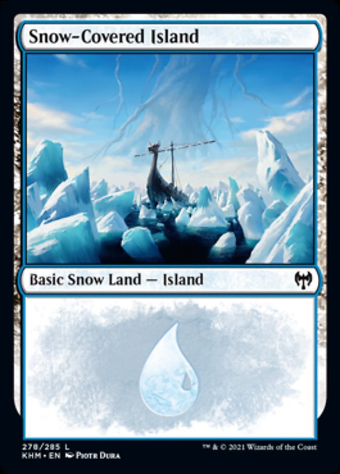 Snow-Covered Island (278) [Kaldheim] - PokeCharles PokeStore