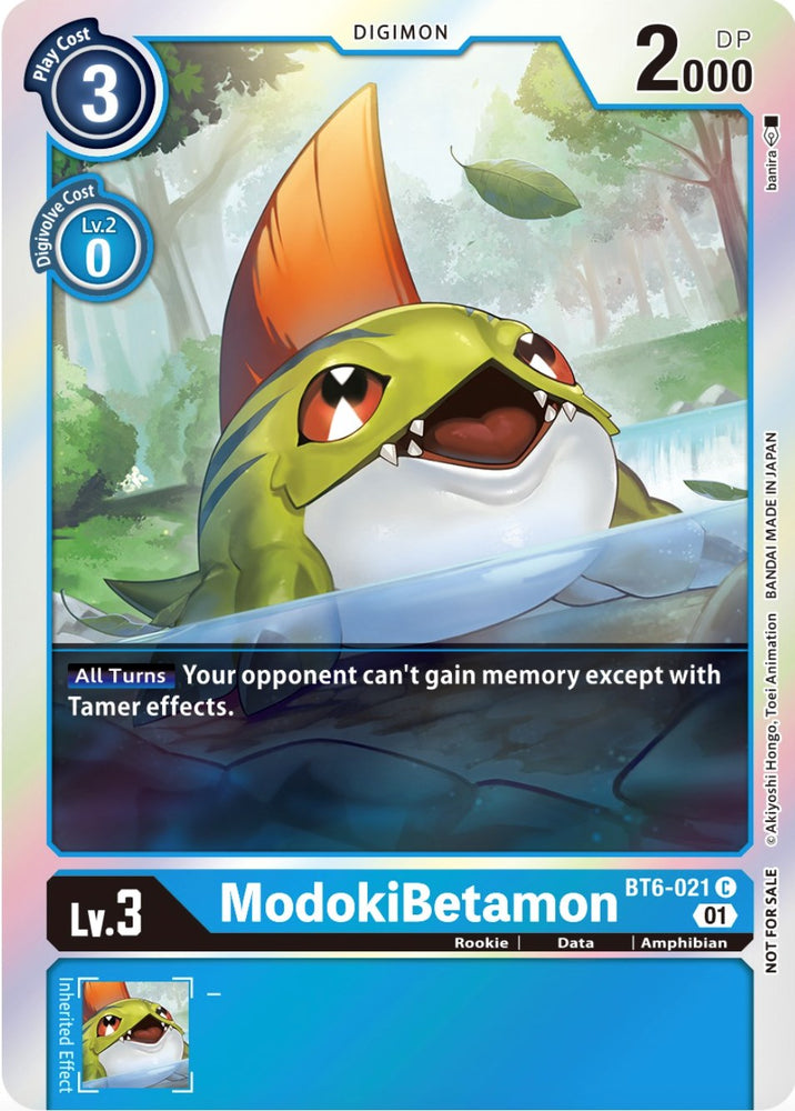 ModokiBetamon [BT6-021] (Premium Deck Set Lucky Pack) [Double Diamond Promos] - PokeCharles PokeStore