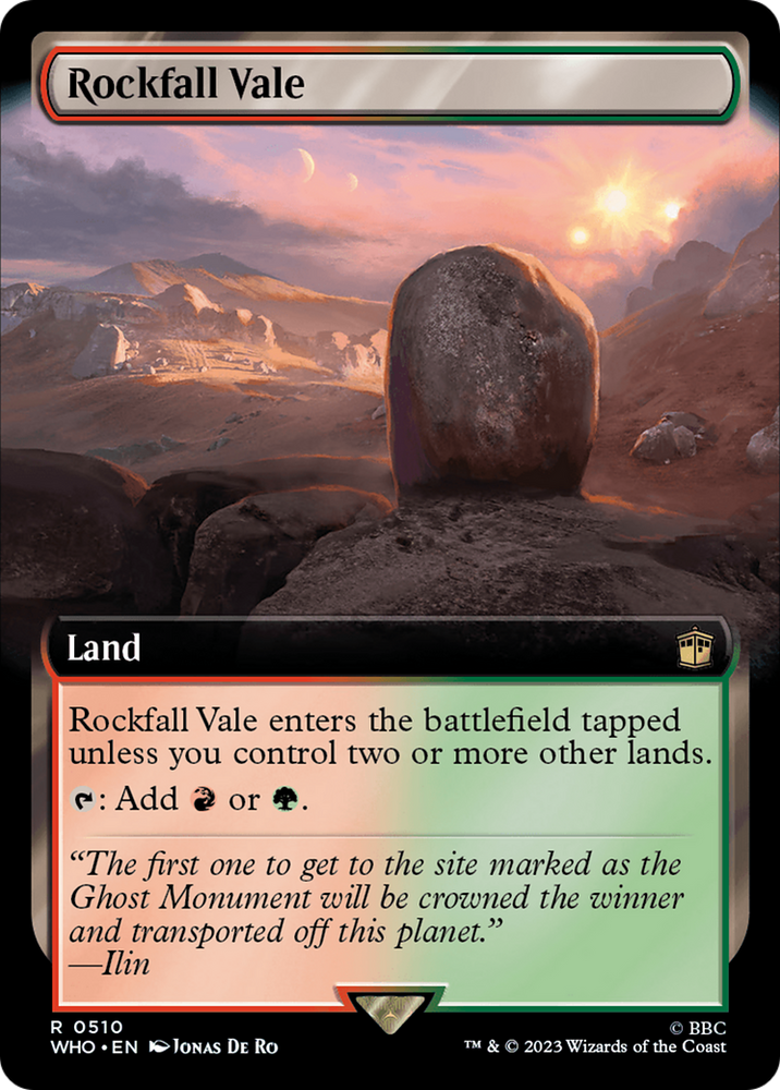 Rockfall Vale (Extended Art) [Doctor Who] - PokeCharles PokeStore