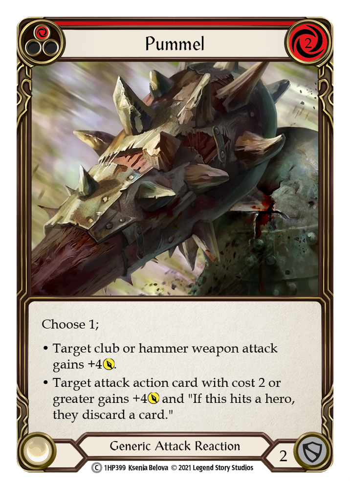 Pummel (Red) [1HP399] (History Pack 1) - PokeCharles PokeStore