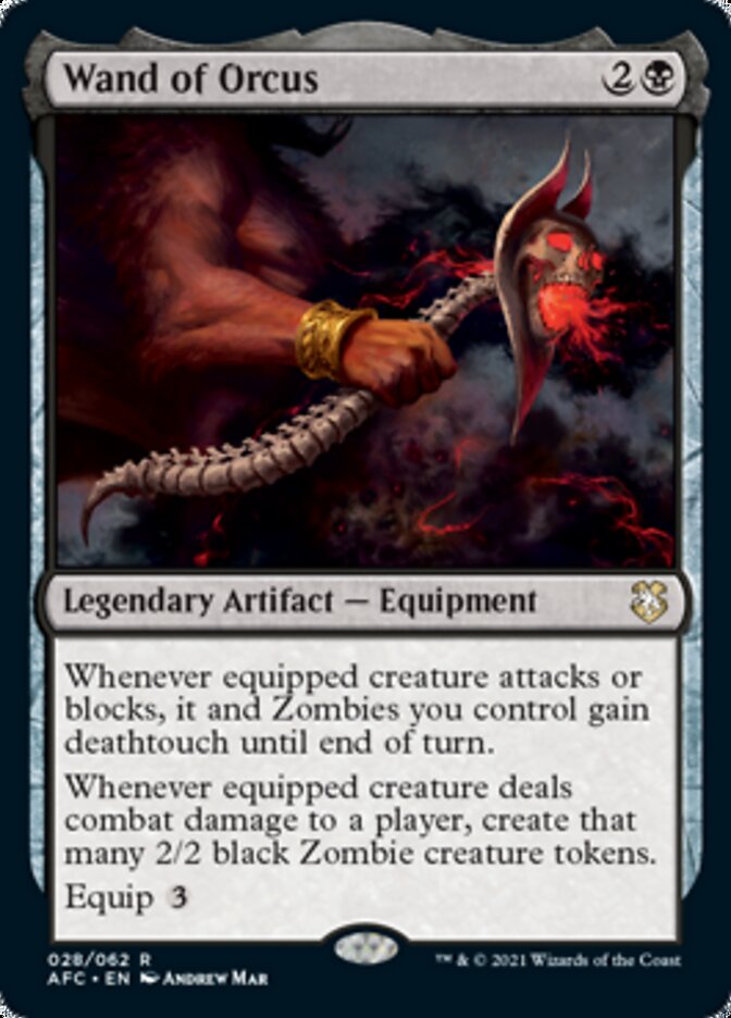 Wand of Orcus [Dungeons & Dragons: Adventures in the Forgotten Realms Commander] - PokeCharles PokeStore