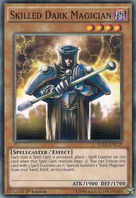 Skilled Dark Magician [YGLD-ENC19] Common - PokeCharles PokeStore