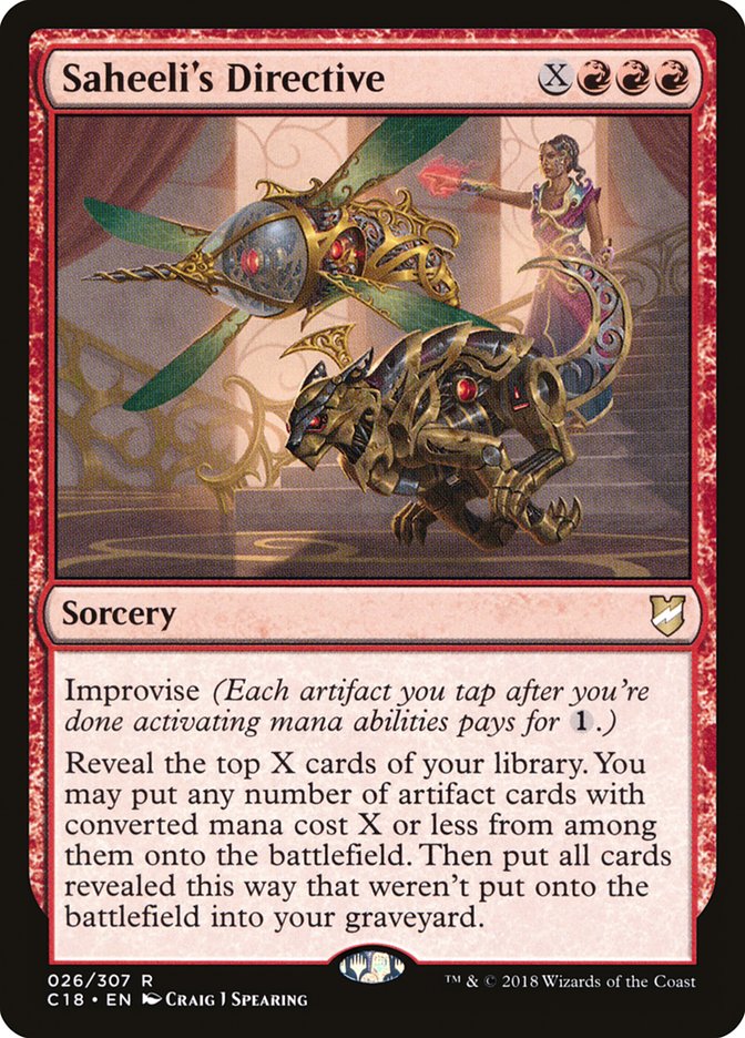 Saheeli's Directive [Commander 2018] - PokeCharles PokeStore
