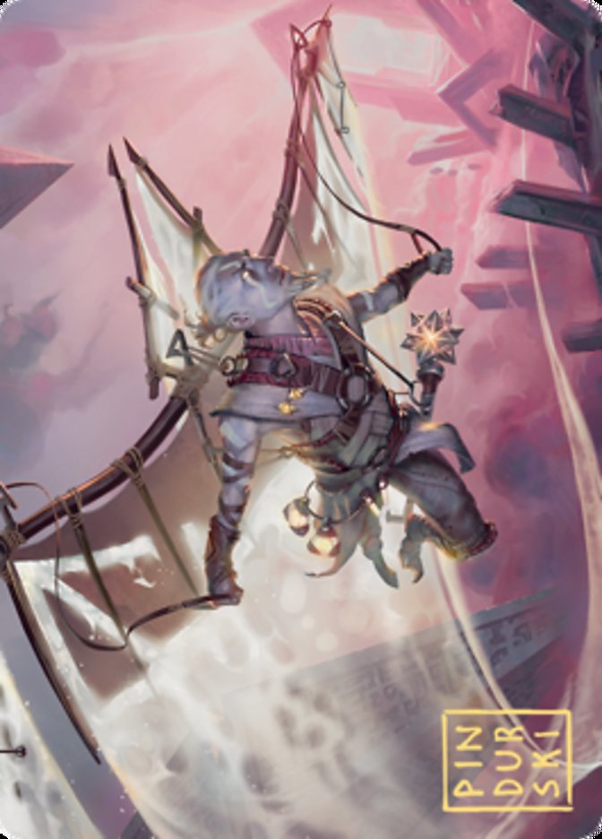 Kitesail Cleric Art Card (Gold-Stamped Signature) [Zendikar Rising Art Series] - PokeCharles PokeStore