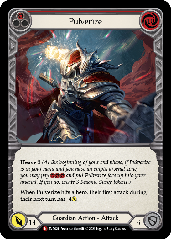Pulverize [EVR021] (Everfest)  1st Edition Normal - PokeCharles PokeStore