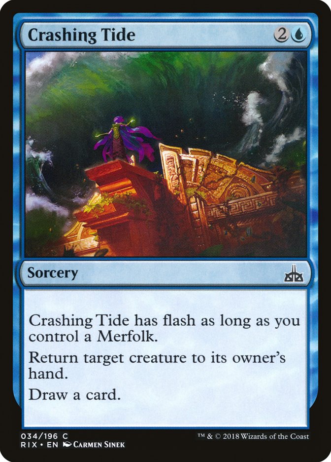Crashing Tide [Rivals of Ixalan] - PokeCharles PokeStore
