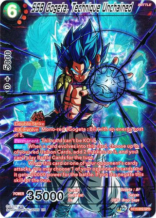 SSB Gogeta, Technique Unchained (SPR) (BT11-012) [Vermilion Bloodline] - PokeCharles PokeStore